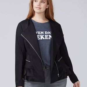 lane bryant black jacket